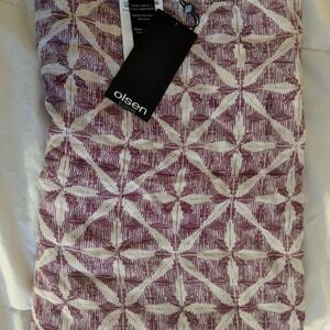 NWT Olsen Purple Geometric Women's Scarf
